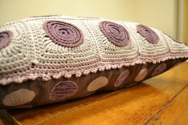 Crochet cushion