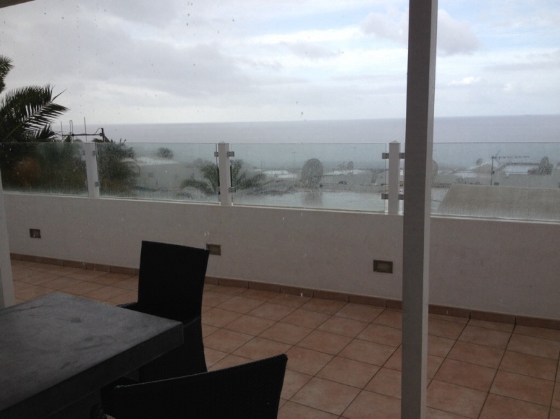 Lanzarote in the rain