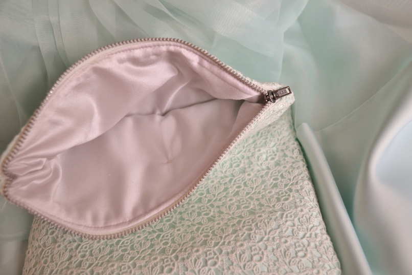 Bridesmaid fold over clutch bag