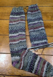 Long socks in Sidar Crofter DK