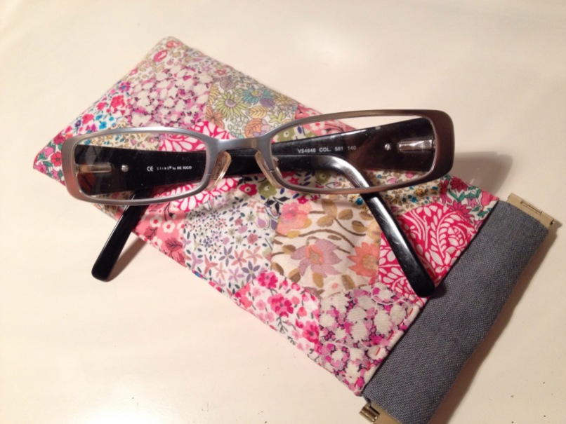 Liberty hexie glasses case